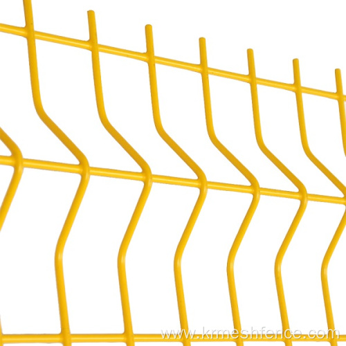 3d Curved fence panels triangle bending fence